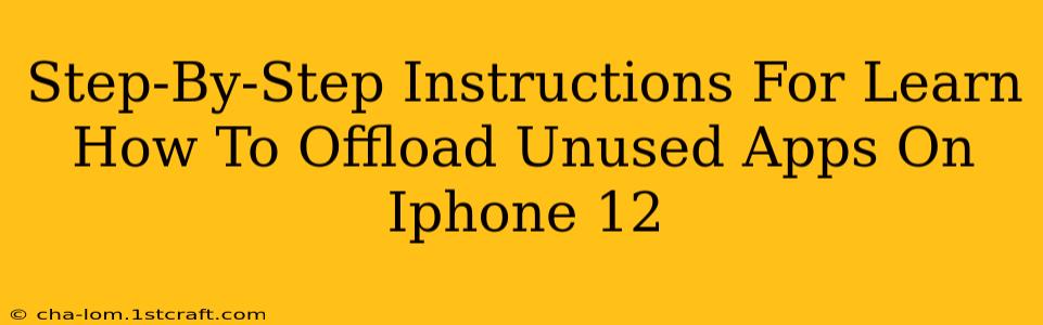 Step-By-Step Instructions For Learn How To Offload Unused Apps On Iphone 12