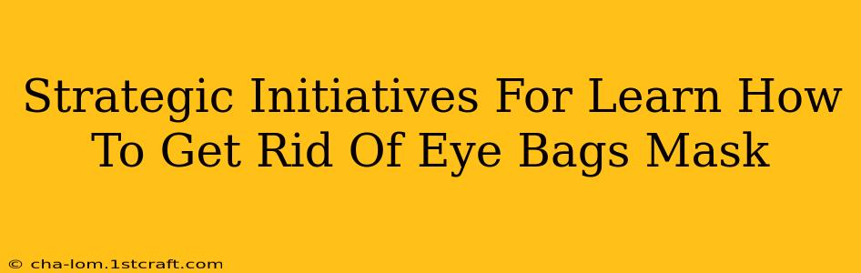 Strategic Initiatives For Learn How To Get Rid Of Eye Bags Mask