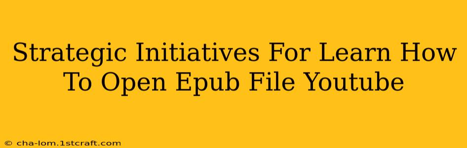 Strategic Initiatives For Learn How To Open Epub File Youtube