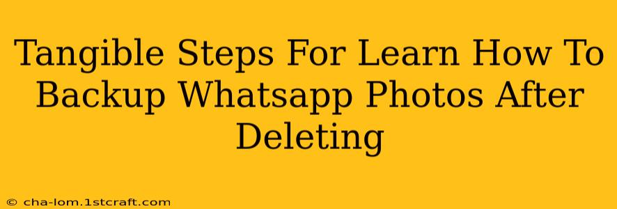 Tangible Steps For Learn How To Backup Whatsapp Photos After Deleting