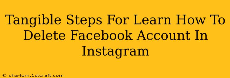 Tangible Steps For Learn How To Delete Facebook Account In Instagram