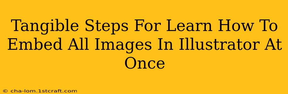 Tangible Steps For Learn How To Embed All Images In Illustrator At Once