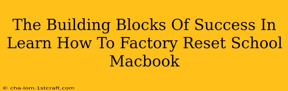 The Building Blocks Of Success In Learn How To Factory Reset School Macbook