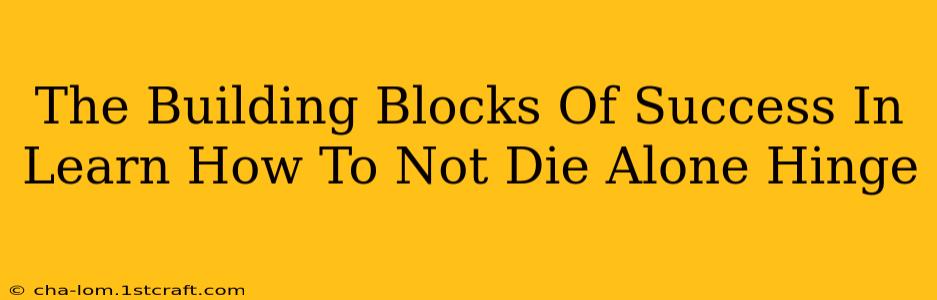 The Building Blocks Of Success In Learn How To Not Die Alone Hinge