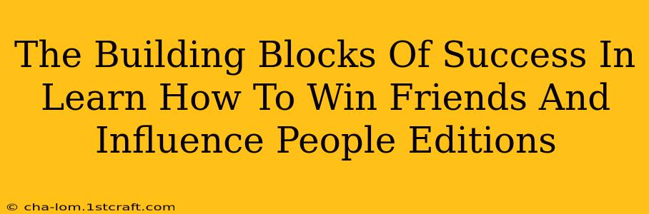 The Building Blocks Of Success In Learn How To Win Friends And Influence People Editions