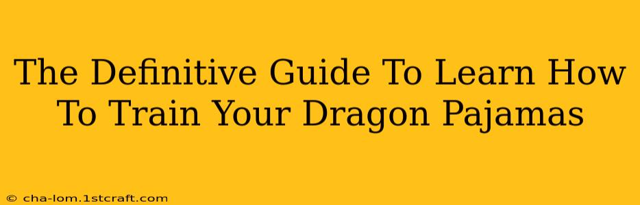 The Definitive Guide To Learn How To Train Your Dragon Pajamas