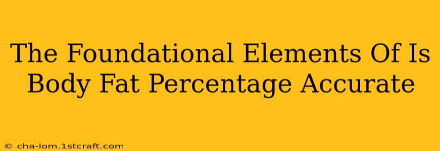 The Foundational Elements Of Is Body Fat Percentage Accurate