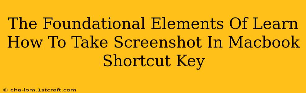 The Foundational Elements Of Learn How To Take Screenshot In Macbook Shortcut Key