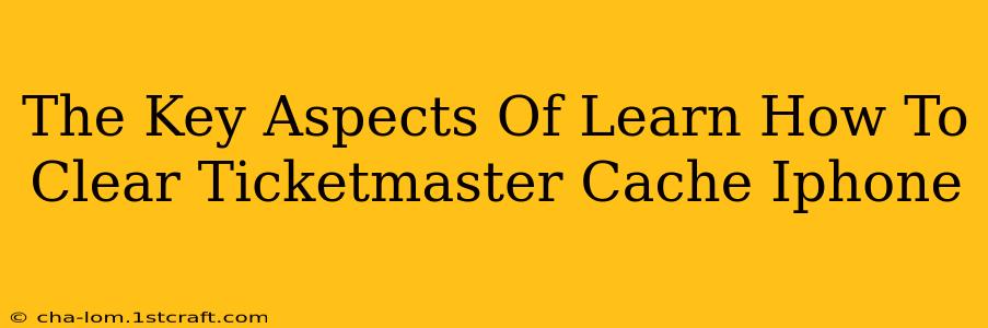 The Key Aspects Of Learn How To Clear Ticketmaster Cache Iphone