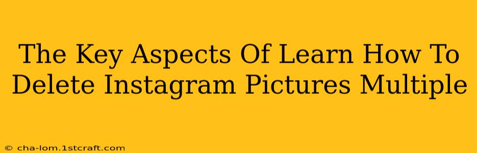 The Key Aspects Of Learn How To Delete Instagram Pictures Multiple