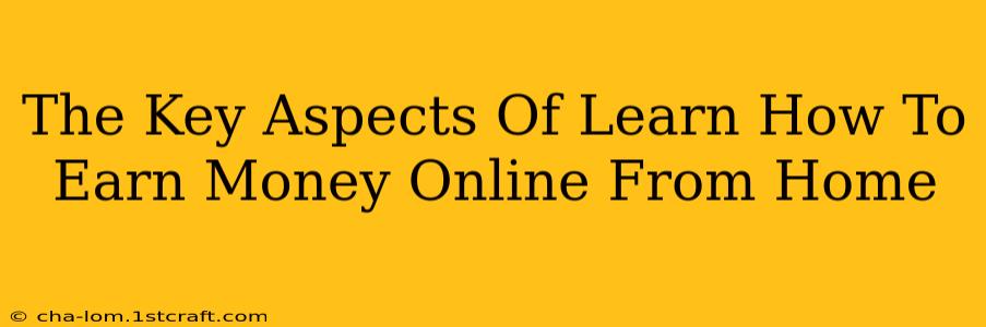 The Key Aspects Of Learn How To Earn Money Online From Home