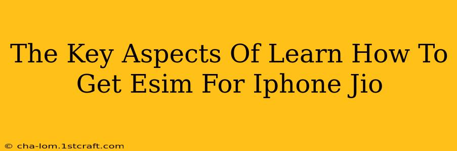 The Key Aspects Of Learn How To Get Esim For Iphone Jio