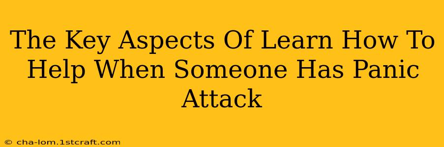 The Key Aspects Of Learn How To Help When Someone Has Panic Attack