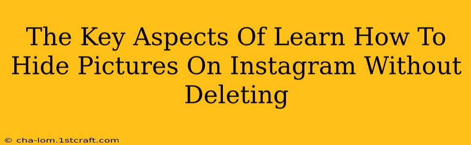 The Key Aspects Of Learn How To Hide Pictures On Instagram Without Deleting