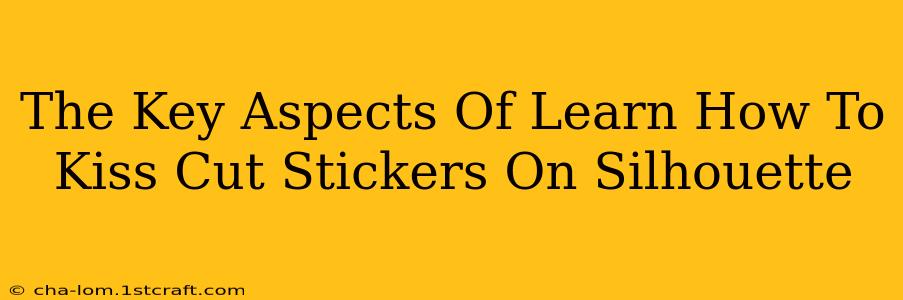 The Key Aspects Of Learn How To Kiss Cut Stickers On Silhouette