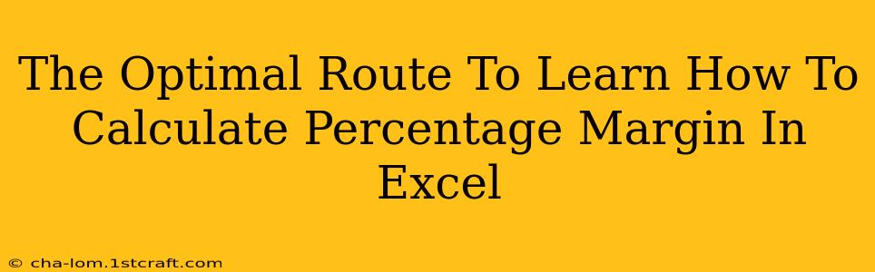 The Optimal Route To Learn How To Calculate Percentage Margin In Excel