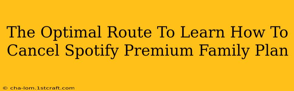 The Optimal Route To Learn How To Cancel Spotify Premium Family Plan