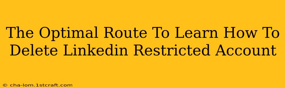 The Optimal Route To Learn How To Delete Linkedin Restricted Account