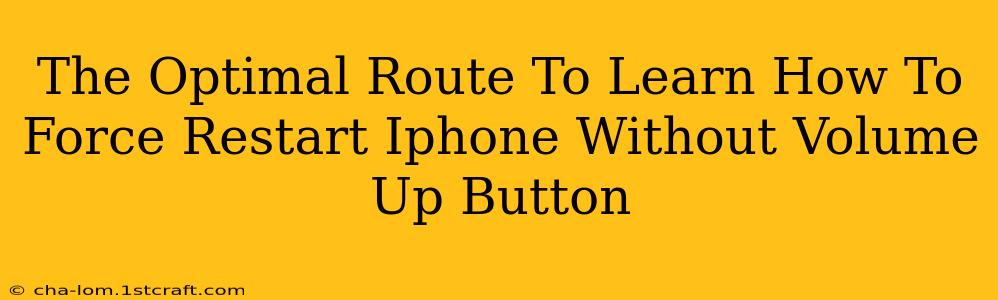 The Optimal Route To Learn How To Force Restart Iphone Without Volume Up Button