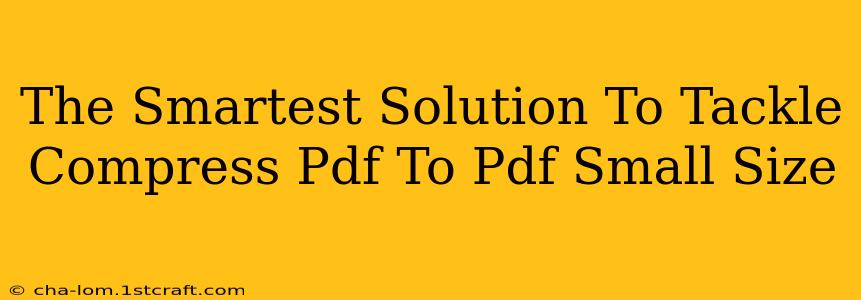 The Smartest Solution To Tackle Compress Pdf To Pdf Small Size