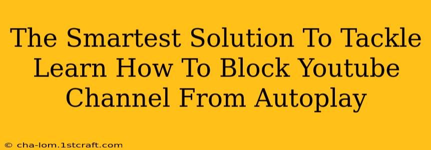 The Smartest Solution To Tackle Learn How To Block Youtube Channel From Autoplay