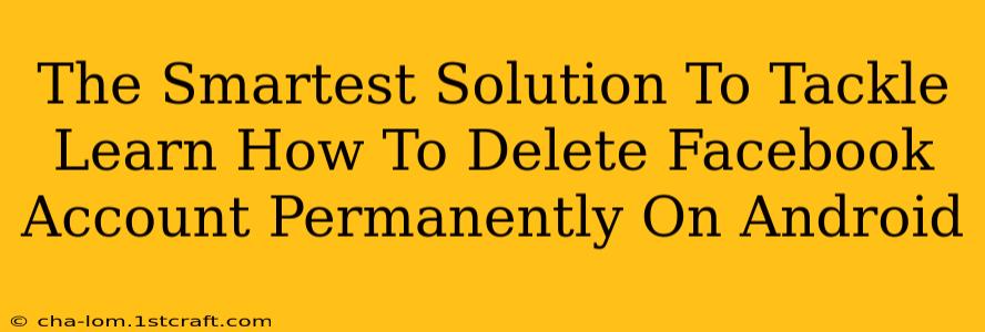 The Smartest Solution To Tackle Learn How To Delete Facebook Account Permanently On Android