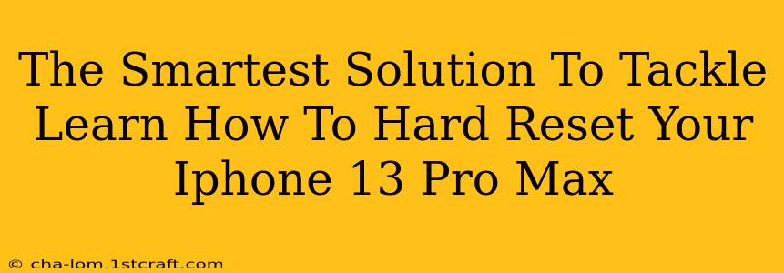 The Smartest Solution To Tackle Learn How To Hard Reset Your Iphone 13 Pro Max