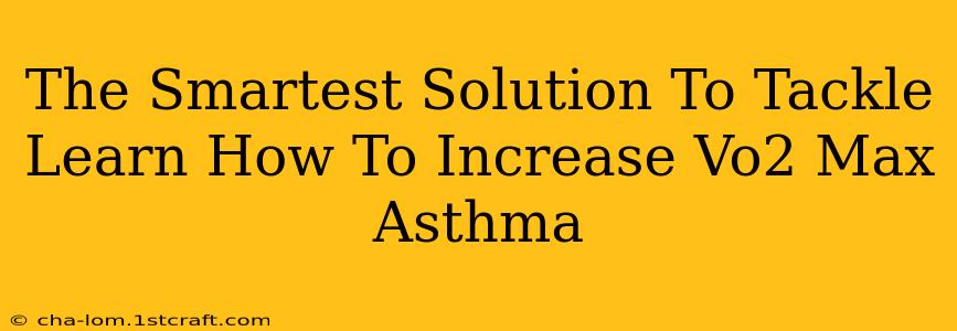 The Smartest Solution To Tackle Learn How To Increase Vo2 Max Asthma