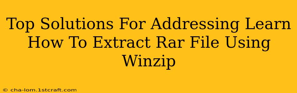 Top Solutions For Addressing Learn How To Extract Rar File Using Winzip