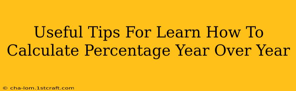 Useful Tips For Learn How To Calculate Percentage Year Over Year