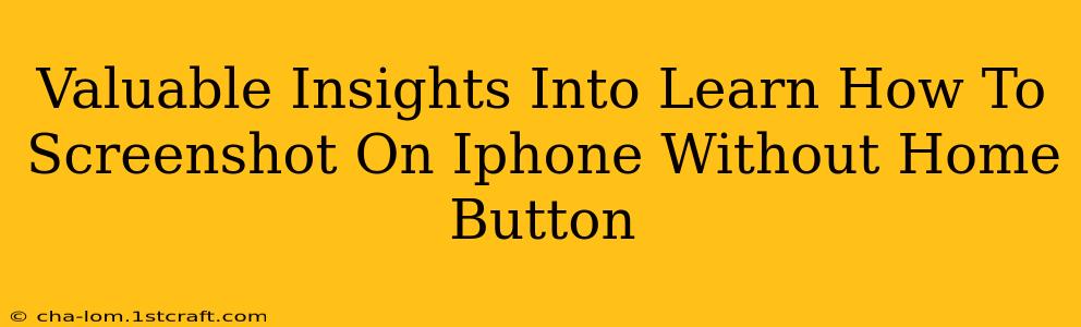 Valuable Insights Into Learn How To Screenshot On Iphone Without Home Button